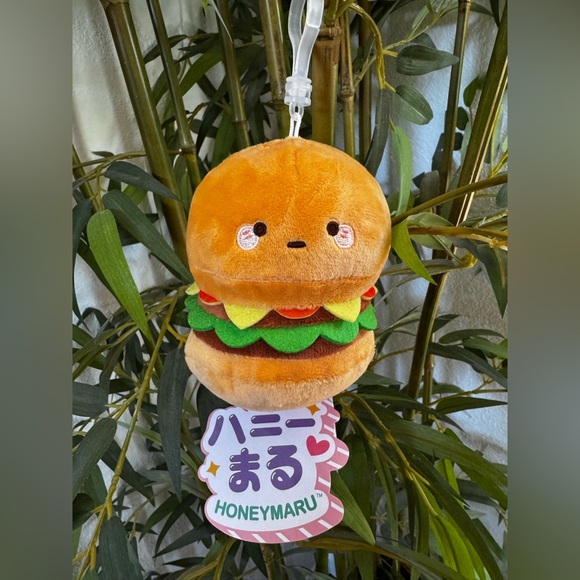 honey maru Other - Cheeseburger plus clip on  Key Holder bag charm